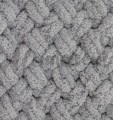 Włóczka Alize Puffy 302 szary pętelkowa rękodzieła (100gr/9mt)