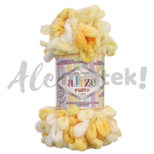 Włóczka Alize Puffy Color 5921 pętelkowa rękodzieła (100gr/9mt)