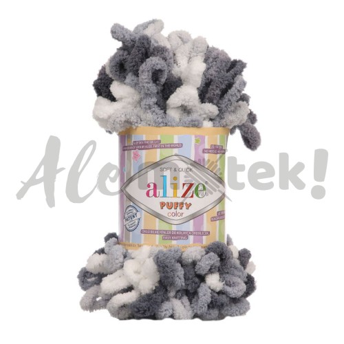 Włóczka Alize Puffy Color 5925 pętelkowa rękodzieła (100gr/9mt)