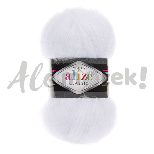 Alize Mohair Classic 55 - biały