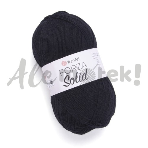 YarnArt Forza Solid 4621 - czarny