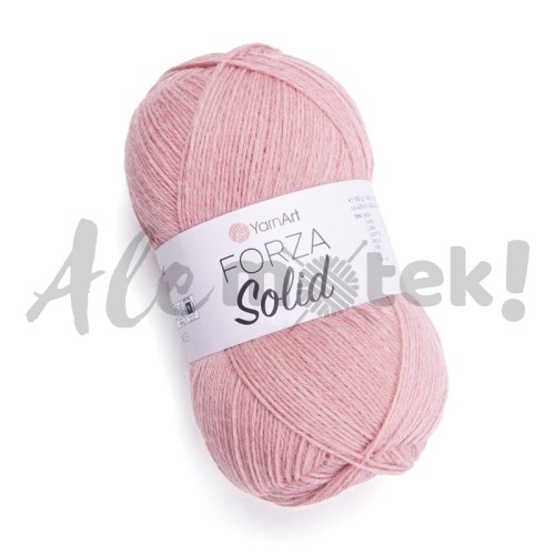 YarnArt Forza Solid 4636 - pudrowy różowy