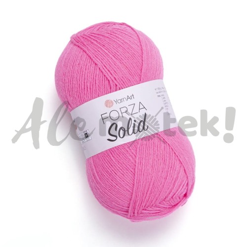 YarnArt Forza Solid 4642 - cukierkowy różowy