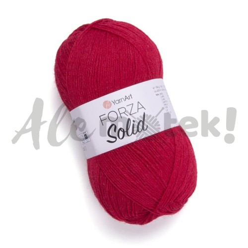 YarnArt Forza Solid 4645 - czerwony