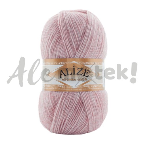 Alize Angora Gold 664 - różowo biały melanż