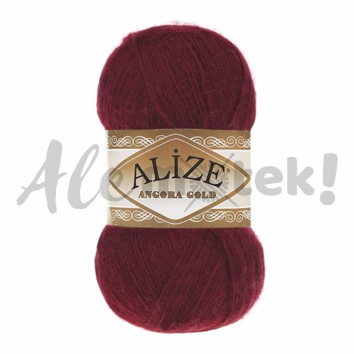 Alize Angora Gold 57 - bordowy