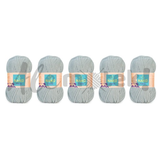 Nako Panda 3104 Jasny Szary - Pakiet 5 szt