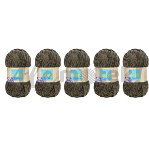 Nako Panda 3890 Bury (Brązowa Szarośc) - Pakiet 5 szt