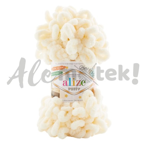 Alize Puffy 01 - ciemny kremowy