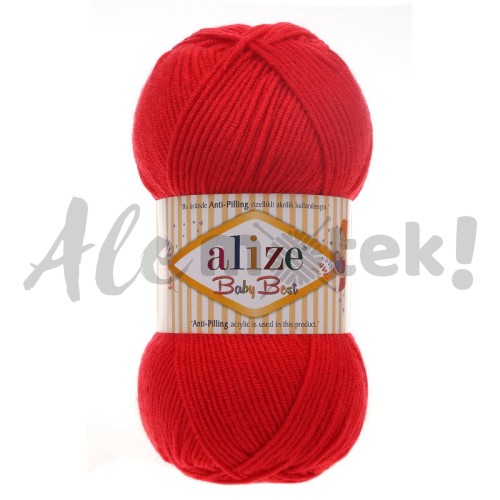 Alize Baby Best 56 - czerwony
