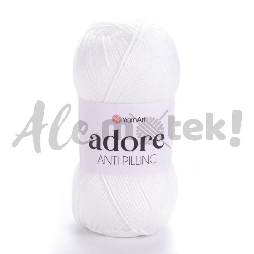 YarnArt Adore 330 biały